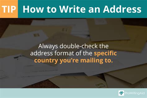 How To Write An Address A Complete Guide