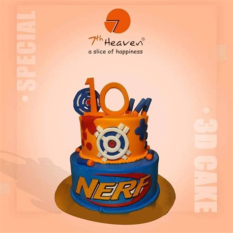 Nerf Birthday Cake For Nerf Nation 7th Heaven Howrah Facebook