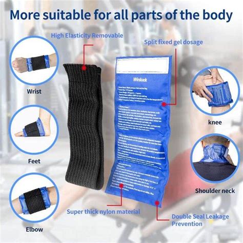 Wearable Ice Pack Cold Compress Hot Compress Reusable For Injury Pain Gel Pack Muscle Strain