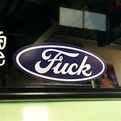 Yahoo オークション Fuck ステッカー シボレー ford フォード トラ