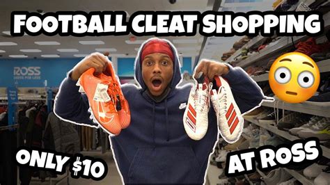 Football Cleat Shopping At Ross🏈💰 120 Cleats For 15🤯 Youtube