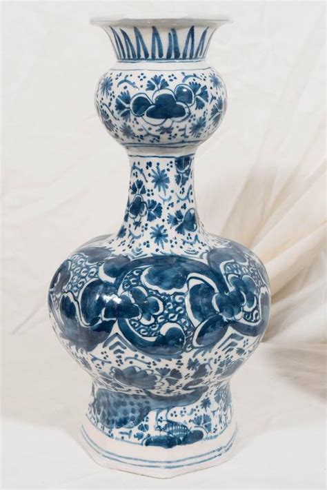 Antique Blue and White Delft Vases at 1stdibs