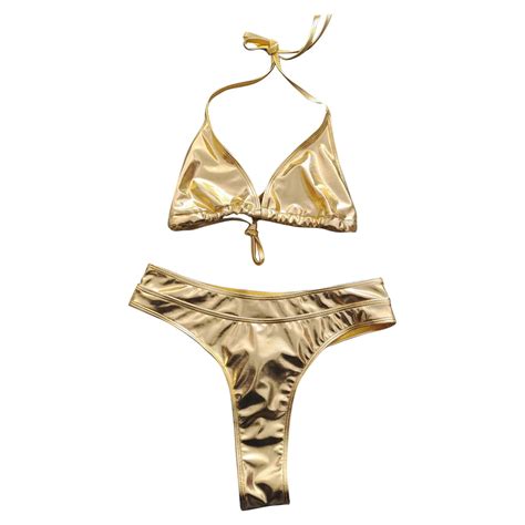 MSJUHEG Bikini Sets For Women Sporty Bikini Sets For Women Bikinis Set Spaghetti Straps