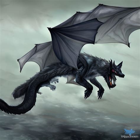 wolf dragon hybrid  syke  deviantart