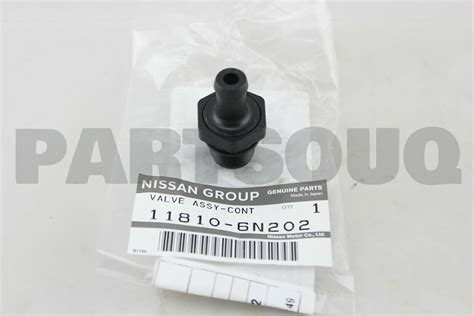118106N202 Genuine Nissan POSITIVE CRANKCASE VENTILATION VALVE 11810 ...