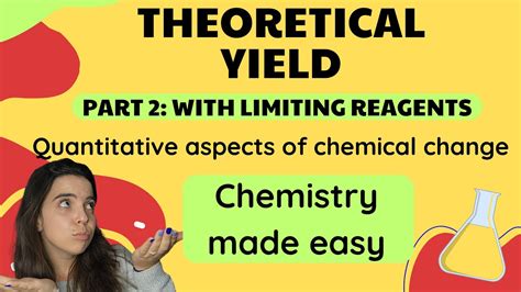 Theoretical Yield How To Calculate Part 2 With Limiting Reagents Stoichiometry Youtube