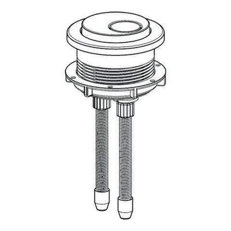 Grohe 2-Mengen-Druckknopf f Keramik-Spülkasten chr