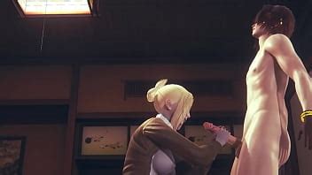 Shingeki No Kyojin Hentai Annie Jerking Off Sucking Dick Xnxx