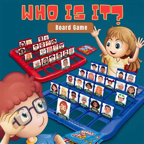 BUY 1 TAKE 1 Who Is It Board Game Original Guessing Game by WISHLAND ...