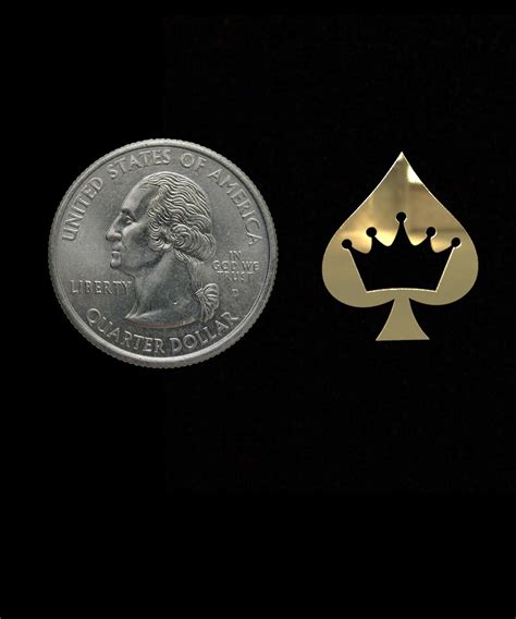 Solid 14K Gold QOS Queen Of Spades Charm Pendant Erotic | Etsy