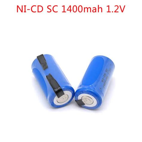 2pcs Ni cd cell Vbatty Ni Cd battery 2pcs a lot blue color Sub C SC 1 ...
