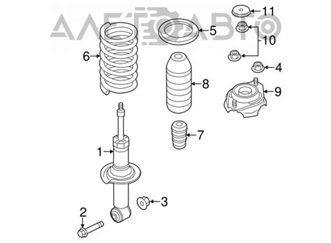 Амортизатор задний левый Subaru Forester 14-18 SJ новый OEM оригинал ...