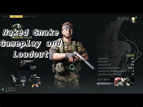 Ghost Recon Breakpoint Naked Snake Gameplay And Loadout YouTube