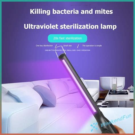 We★ 30led Uv C Germicidal Lamp Uv Sterilizer Disinfection Light Led