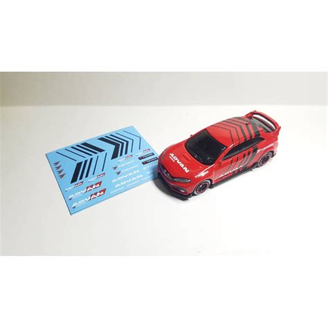 White Toner Water Slide Decal For Hot Wheels Tomica Toy Car Shopee Philippines