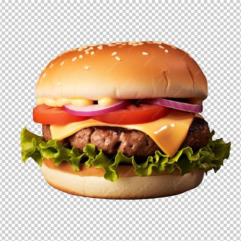 Premium Psd Hamburger No Background Perfect For Composition