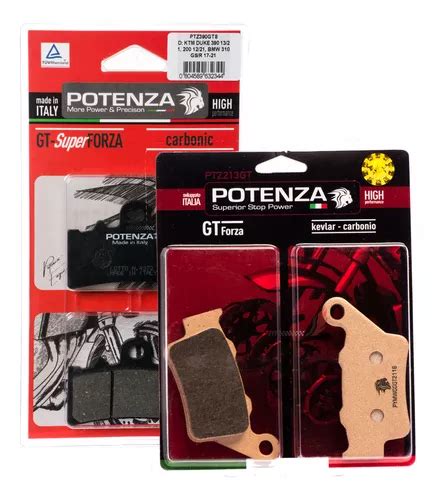 Pastilha Potenza Diant Tras Ktm Duke 390 Ptz390 Ptz213 Parcelamento