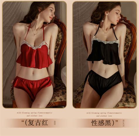 Ready Stock Immediate Shipping Sexy Lingerie Sexy Pure Desire Pajamas Bellyband Women Can Take