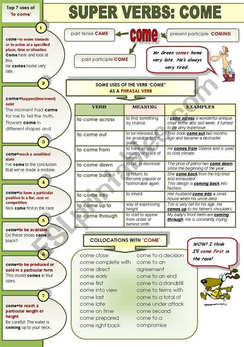 super verbs part    page grammar guide