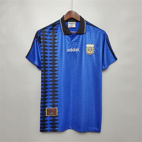 Camisa Sele O Argentina Retr Azul Adidas