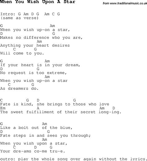 piano sheet music when you wish upon a star 6