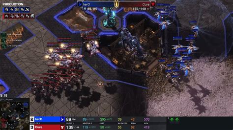 Starcraft Ii Iem Katowice Feb Cure T V Hero P Game Maps