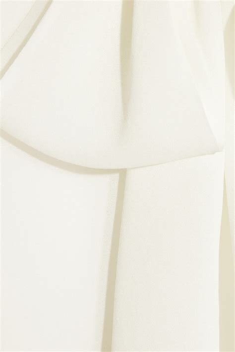 Extra Off Chloe Pussy Bow Silk Chiffon Blouse EvaChic