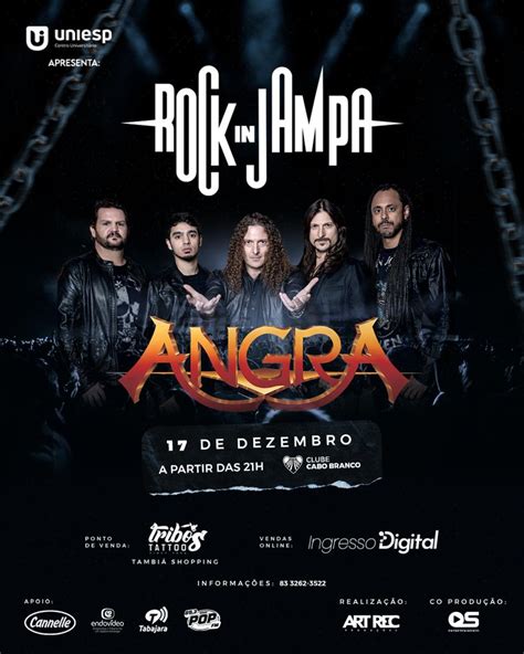 ANGRA volta a João Pessoa turnê de 20 anos do álbum Rebirth