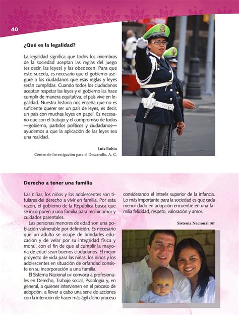 Libro De Formación Cívica Y ética Cuarto Grado 1