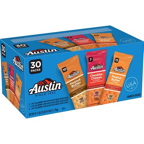 Austin Variety Pack Sandwich Crackers, 41.4 oz - Shop Crackers ...