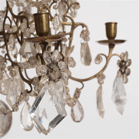 Ljuskrona F R Sex Ljus Barockstil Talets Slut Bukowskis