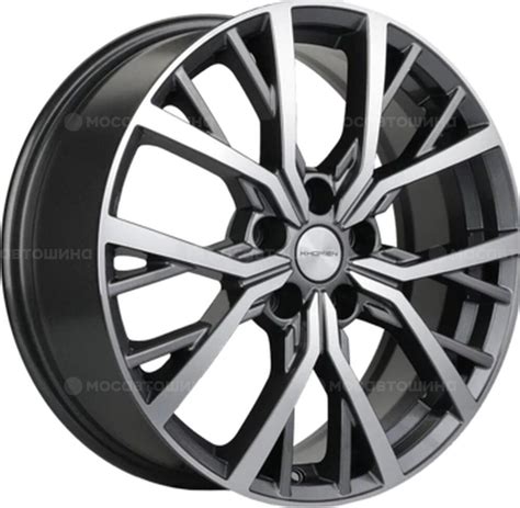 Купить Khomen Wheels KHW1806 (Coolray) 7x18/5x114.3 ET 50 Dia 54.1 Gray-FP