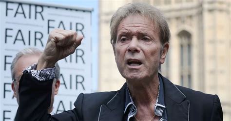 Cliff Richard Calls For Anonymity For Sex Offence Suspects Until They Re Charged Mirror Online