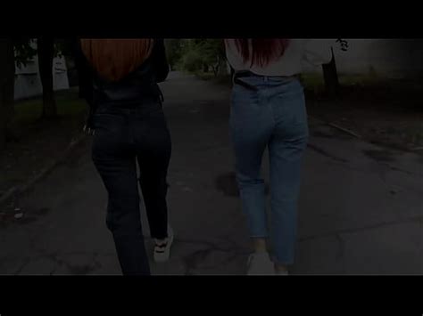 Public Jeans Ass Worship And POV Jeanssitting And POV Trample In Dirty Sock And Sneaker Double