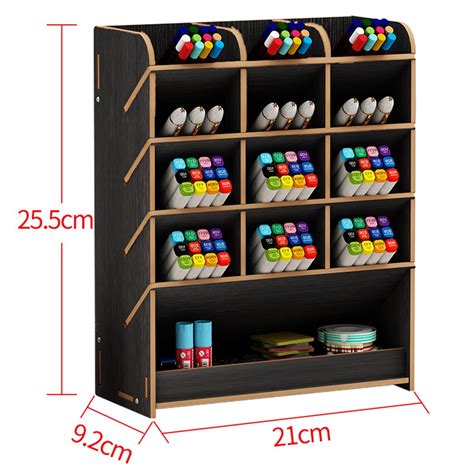 Office And School Wooden Desk Organiser Multi Functional Drawer