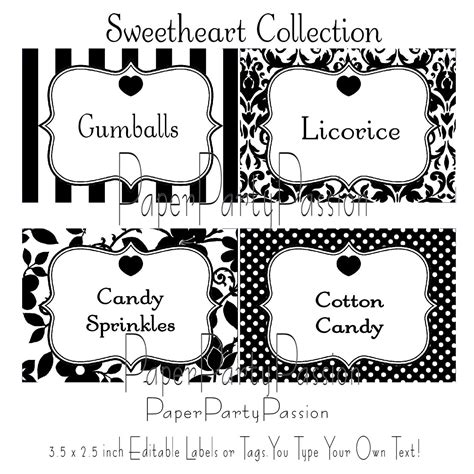 Free Printable Labels For Food Buffet 2025