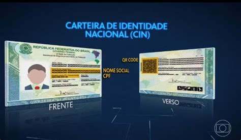 Modelo Da Nova Carteira Nacional De Identidade Portal S Noticias