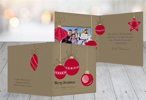 Moderne Weihnachtsgrüße | Weihnachtskarten-Druck