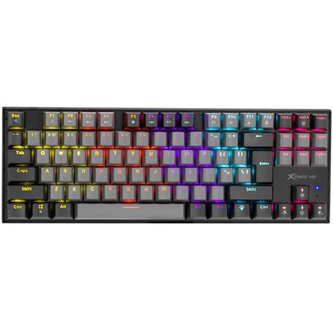 TECLADO MECANICO GAMER COMPACTO 87 TECLAS GAMING XTRIKE ME GK-989B USB ...