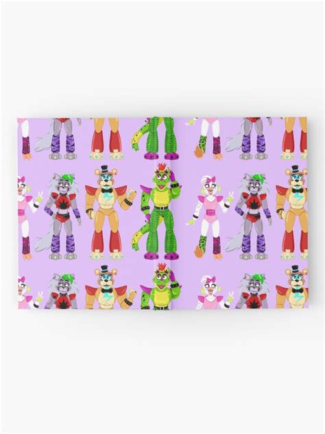 Cuaderno De Tapa Dura Fnaf Security Breach Glamrock Chica Roxanne Wolf