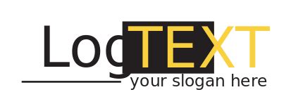 create   text logo logodesignnet