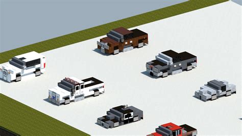 Dreamys Pack Of Cars And Trucks 2 With Download Minecraft Map