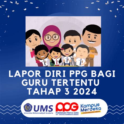 Lapor Diri Bagi PPG Guru Tertentu Daljab Piloting 3 Th 2024 Program