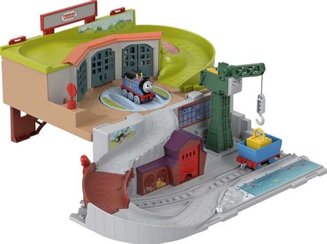 Thomas & Friends Sodor Take-Along Train Set for Kids with Diecast Push ...