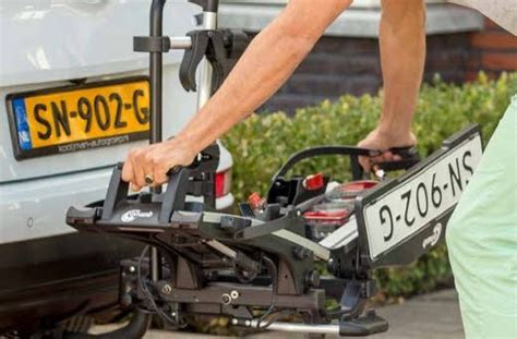 Welke kentekenplaat moet er op een fietsendrager?