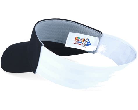 3 Stripe Black Visor Adidas Caps Uk