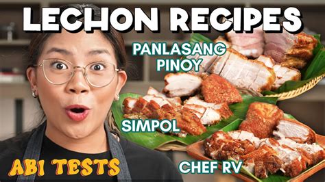 Testing 3 Viral Lechon Kawali Recipes (Panlasang Pinoy, Chef RV, Simpol