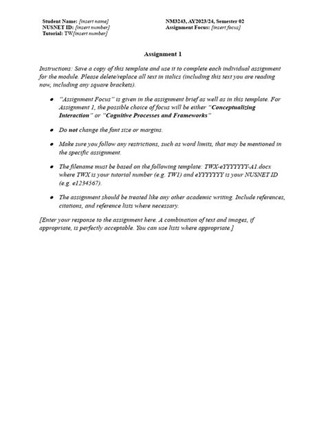 Assignment-1 Template | PDF