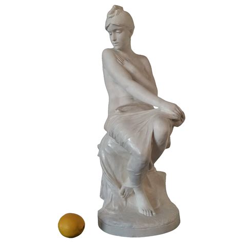 Terracotta Sculpture Naked Woman By Paul Hipp Antikeo