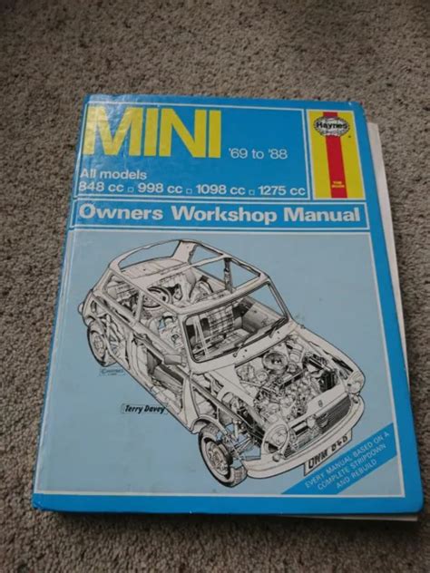 Classic Mini Haynes Manual 1969 1988 £999 Picclick Uk